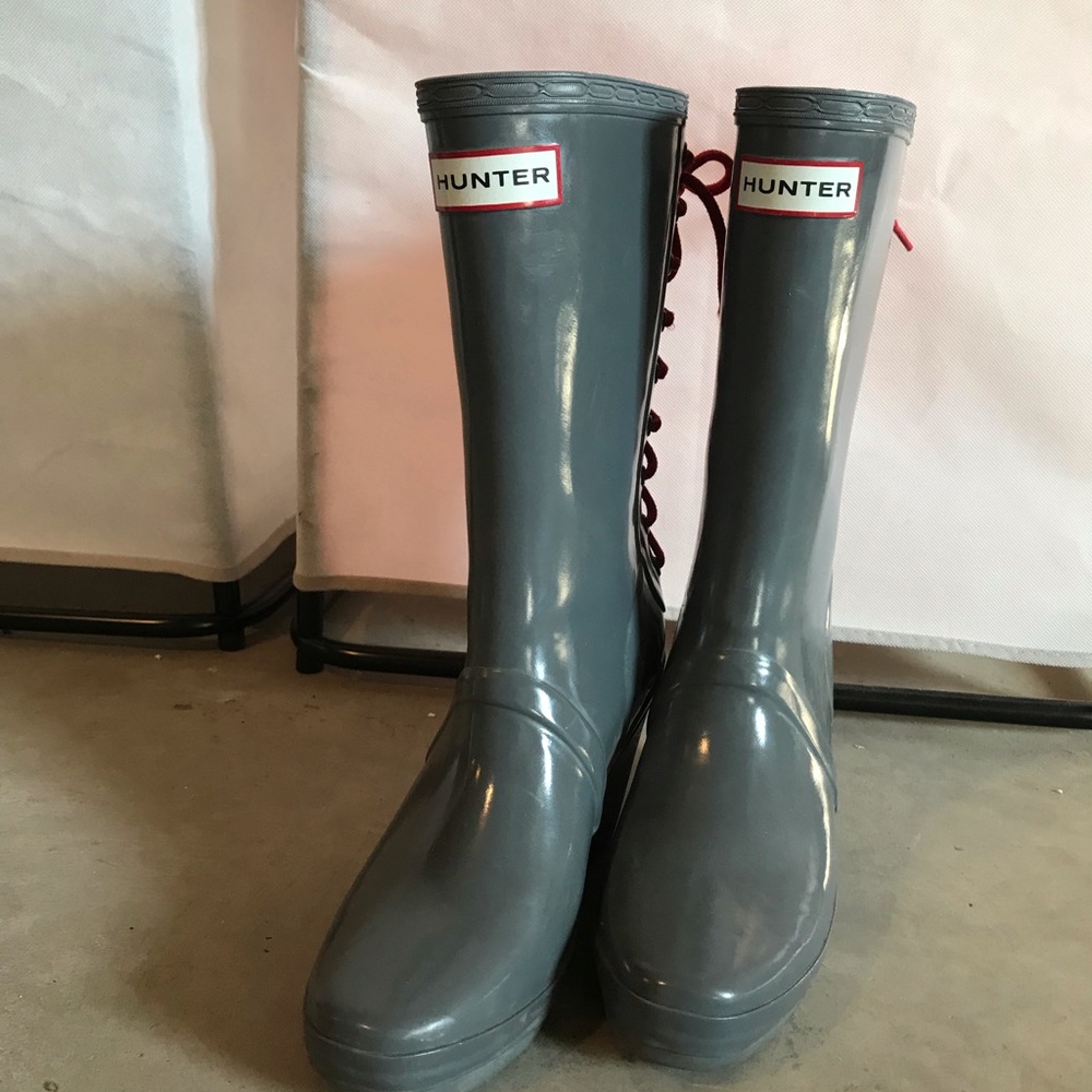 Hunter wedge boot